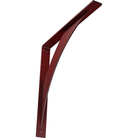 Ekena Millwork Legacy Steel Bracket, Hammered Bright Red 2"W x 20"D x 20"H BKTM02X20X20LEHRE